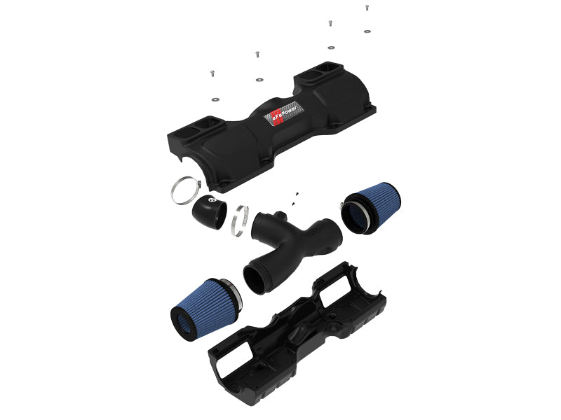 54-83038R aFe Magnum Force Stage-2Si Cold Air Intake System w/ Pro 5R Media 09-12 Porsche 911 Carrera(997)