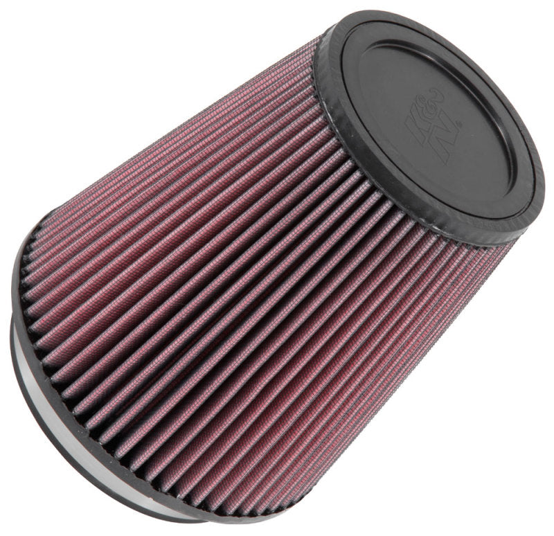 RU-2800 K&N Filter Universal Rubber Filter 5 inch Flange 6 1/2 inch Base 4 3/8 inch Top 7 inch Height