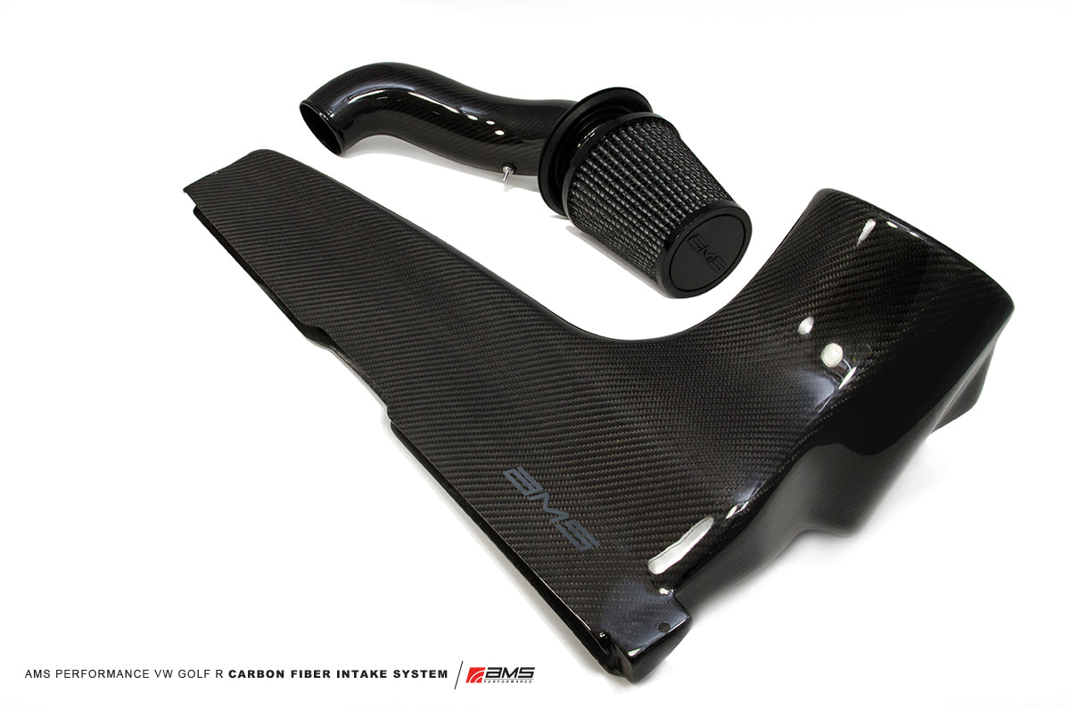 AMS Performance 2015+ VW Golf R MK7 Carbon Fiber Intake System AMS.21.08.0001-1