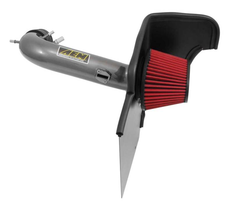 21-745C AEM 2015 Ford Mustang GT 5.0L V8 - Cold Air Intake System - Gunmetal Gray