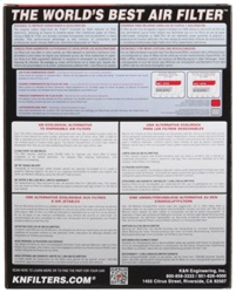 K&N 2008-2013 Fiat Abarth 1.4L Turbo