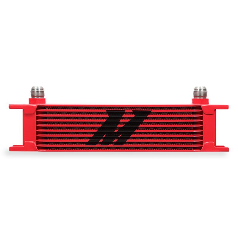MMOC-10RD Mishimoto Universal 10 Row Oil Cooler - Red