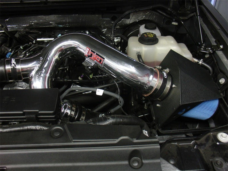 PF9012P Injen 12-13 Ford F-150 V6 3.5L Eco Boost Engine Short Ram Intake Kit (Includes Heat Shield)