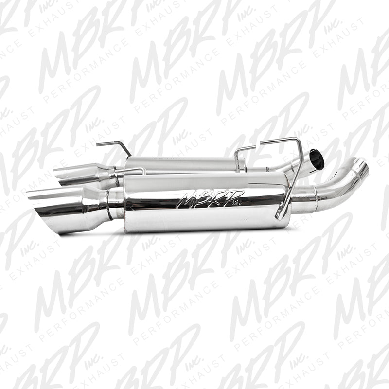 S7200304 MBRP 05-10 Ford Mustang GT 5.0/Shelby GT500 Dual Mufflers Axle Back Split Rear T304