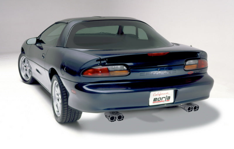 14780 Borla 98-01 CAMARO/TRANS AM 5.7L V8 AT/MT Catback Exhaust Quad Tips
