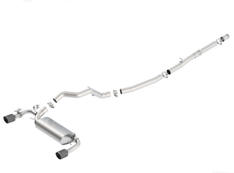 140730CFBA Borla 16-17 Focus RS Turbocharged 2.3L Single Split Exit ATAK Catback Exhaust