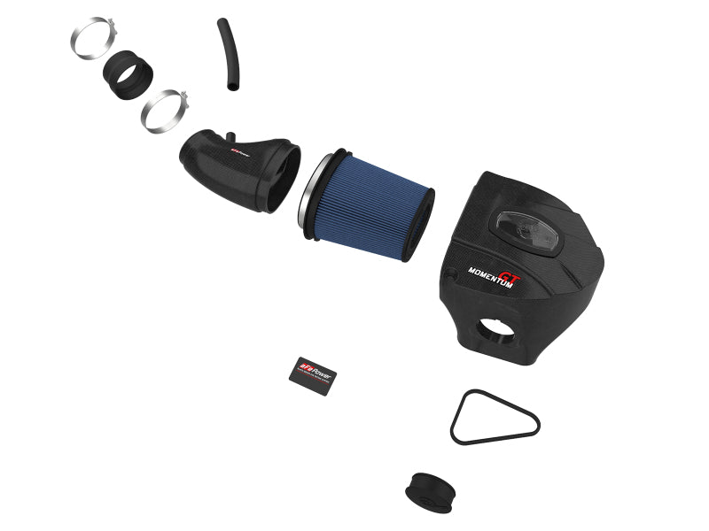 58-10003R aFe Momentum Black Series Carbon Fiber Pro 5R Air Intake System 11-19 Dodge Charger SRT8 6.4L