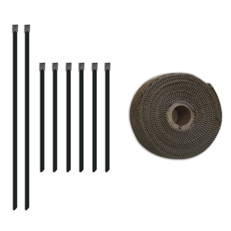 MMTW-235 Mishimoto 2 inch x 35 feet Heat Wrap with Stainless Locking Tie Set