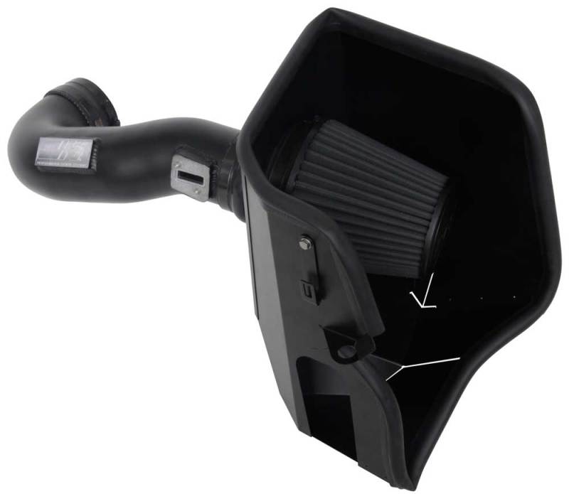 71-3110 K&N 2019 Chevrolet Silverado 1500 5.3L V8 Black Performance Intake Kit