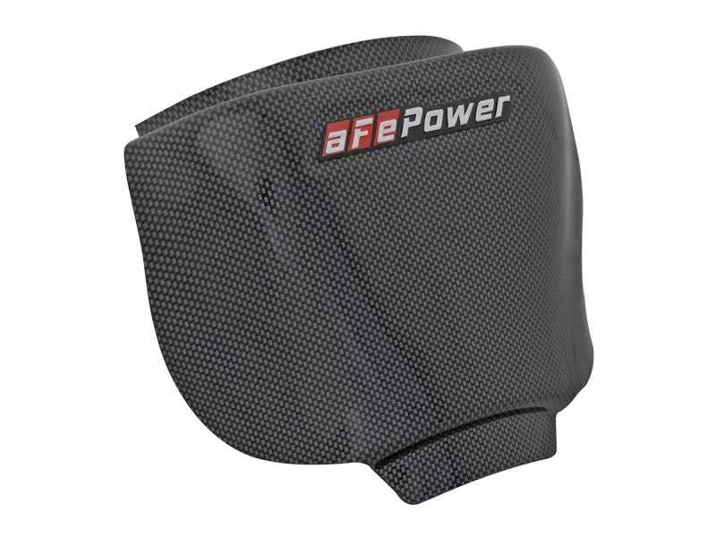 54-12808-C aFe MagnumFORCE Intake Rain Shield 15-16 Dodge Challenger SRT Hellcat 6.2L V8 (sc) - Carbon Finish