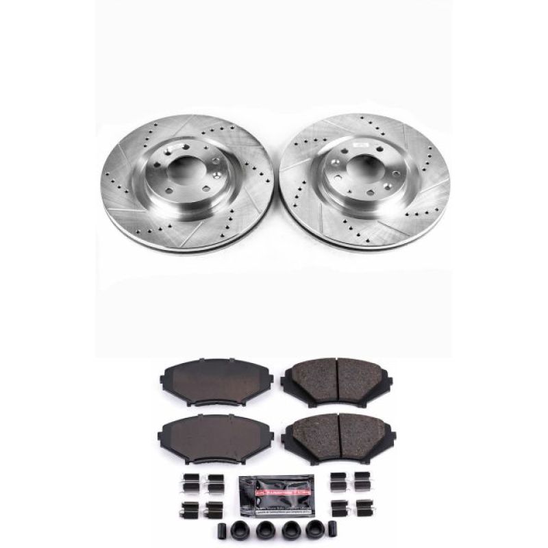 Power Stop 04-11 Mazda RX-8 Kit Frenos Z23 EVO - DELANTERO