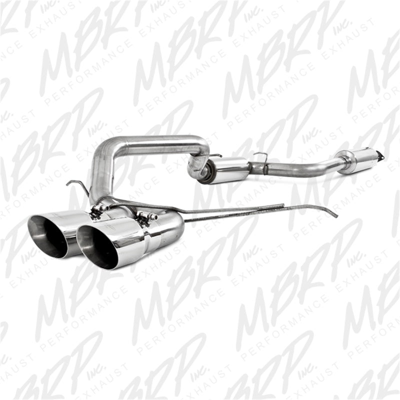 S4200409 MBRP 13-14 Ford Focus ST 2.0L EcoBoost Dual Center Outlet T409 3in Cat Back