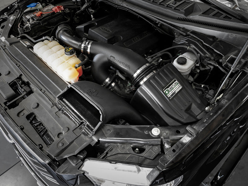 53-10008R aFe Quantum Pro 5R Cold Air Intake System 15-18 Ford F150 EcoBoost V6-3.5L/2.7L - Oiled