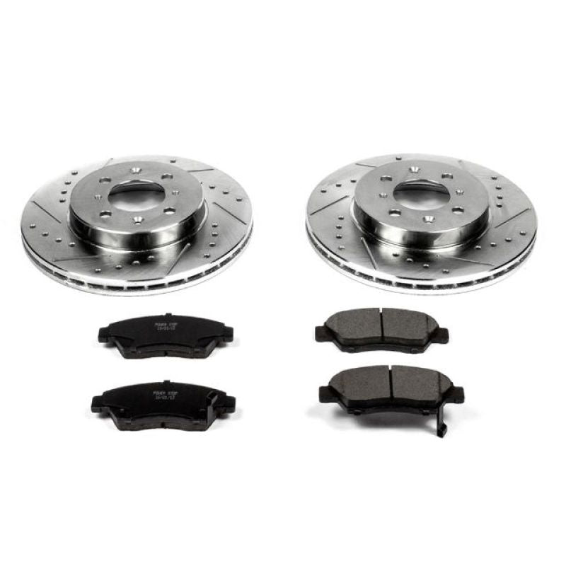 Power Stop 03-05 Honda Civic Kit Frenos Z23 EVO - DELANTERO