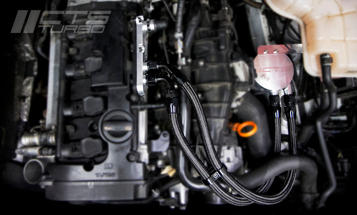 CTS Turbo B7 A4 2.0T Catch Can Kit CTS Turbo CC-B7-FSI