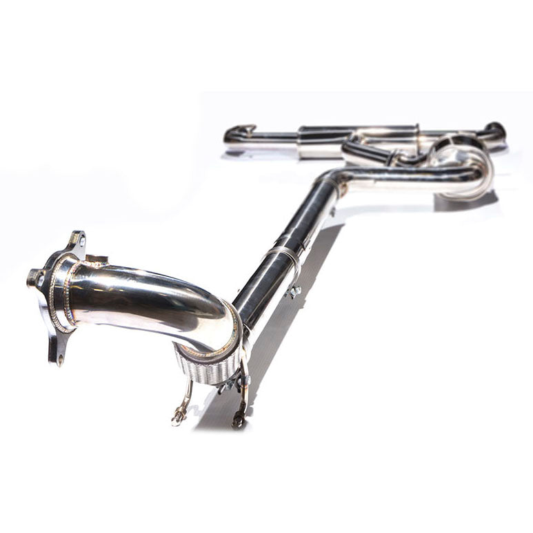 CTS Turbo VW MK6 GTI 3" Turbo Back Exhaust High-Flow Cat CTS Turbo EXH-TB-0002-CAT