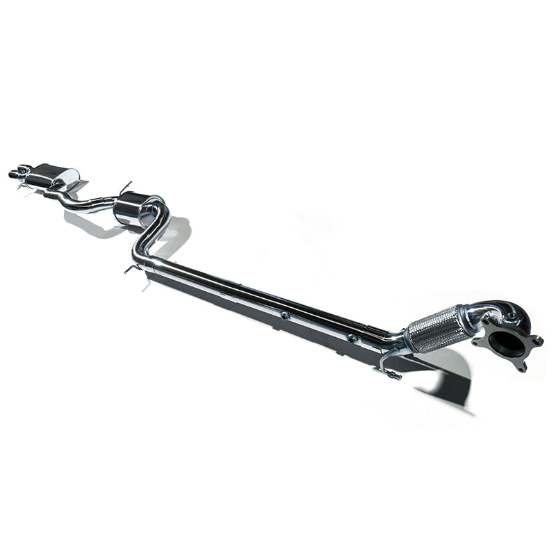 CTS Turbo VW MK6 Jetta 2.0TSI Gen1 3" Turbo-back Exhaust with High-Flow Cat CTS Turbo EXH-TB-0006-1-CAT