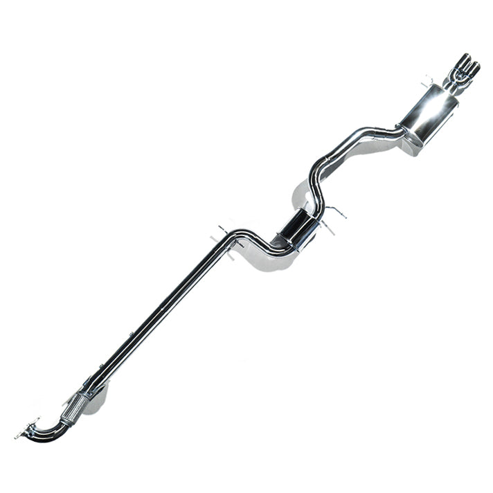 CTS Turbo VW MK6 Jetta 2.0TSI Gen1 3" Turbo-back Exhaust with High-Flow Cat CTS Turbo EXH-TB-0006-1-CAT