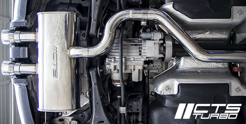 CTS Turbo VW MK6 Golf R 3" Turbo Back Exhaust High-Flow Cat CTS Turbo EXH-TB-0010-CAT
