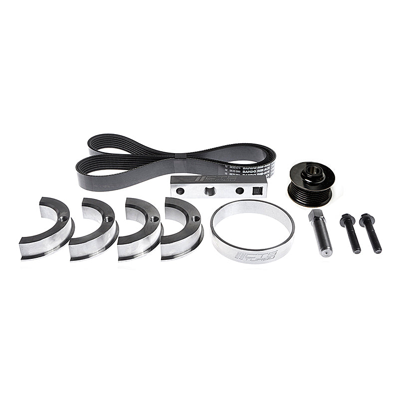 CTS Turbo B8/B8.5 S4; S5; Q5; SQ5; C7/C7.5 A6; A7; Q7 3.0T Supercharger Pulley - PRESS ON STYLE CTS Turbo HW-0133