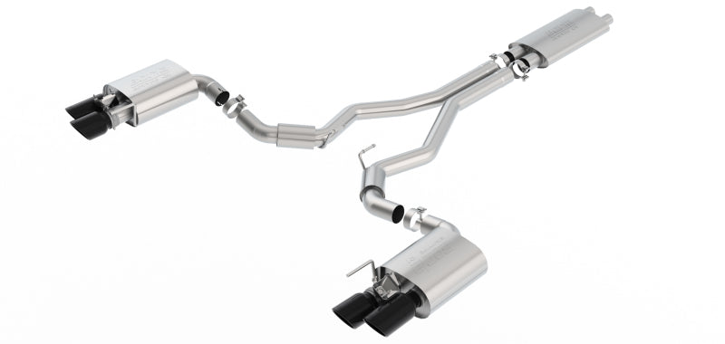 1014046BC Borla 18-20 Ford Mustang GT 5.0L AT/MT ECE Approved Cat-Back Exhaust w/ Active Valve