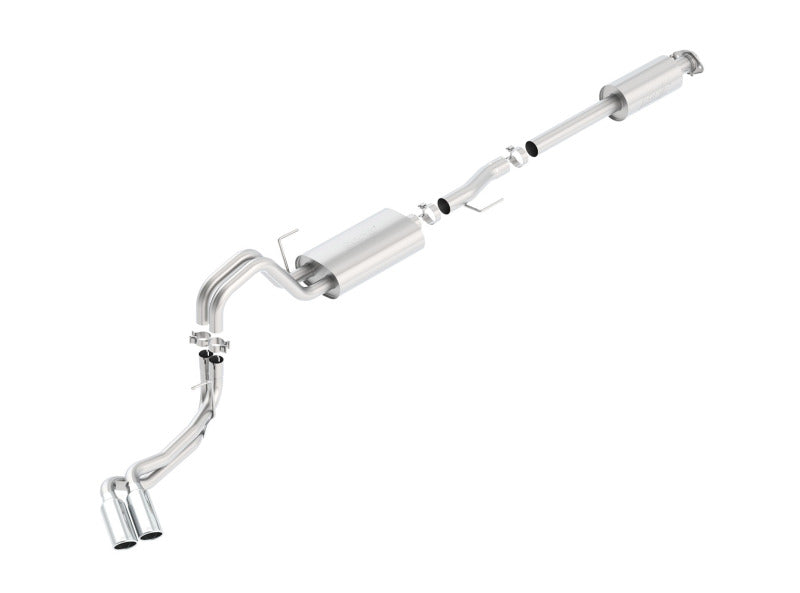 140617 Borla 15-16 Ford F-150 3.5L EcoBoost Ext. Cab Std. Bed Catback Exhaust Touring Truck Side Exit