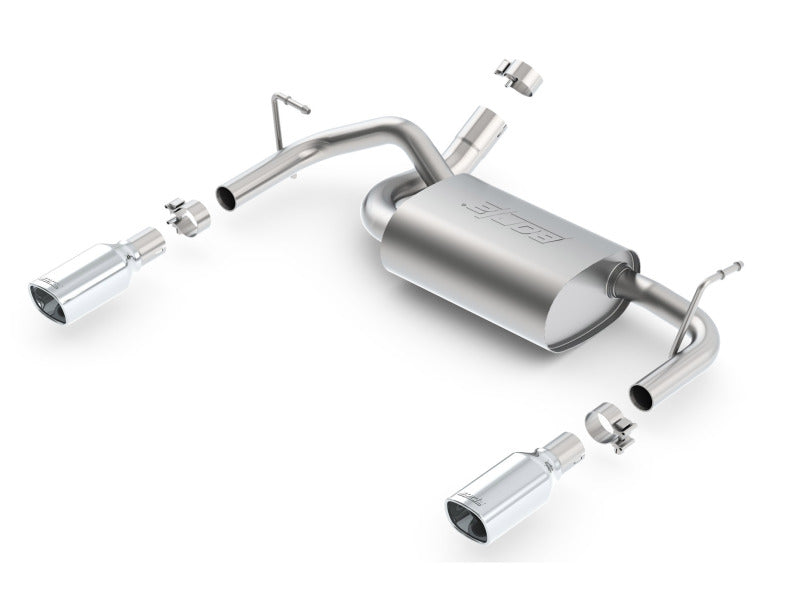 11834 Borla 12-16 Jeep Wrangler 3.6L AT/MT 4WD Single Split Rr Exit Touring Exhaust (rear section only)