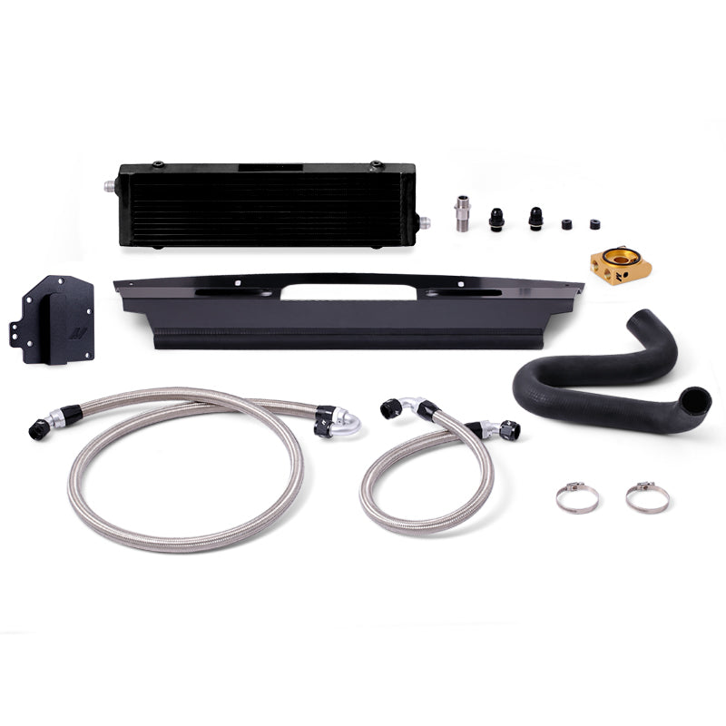 MMOC-MUS8-15T Mishimoto 2015+ Ford Mustang GT Thermostatic Oil Cooler Kit - Silver