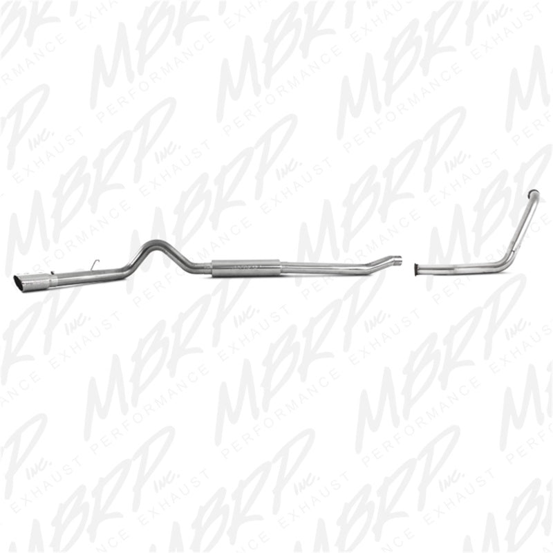 S6206409 MBRP 2003-2007 Ford F-250/350 6.0L EC/CC Turbo Back Single Side (Stock Cat)