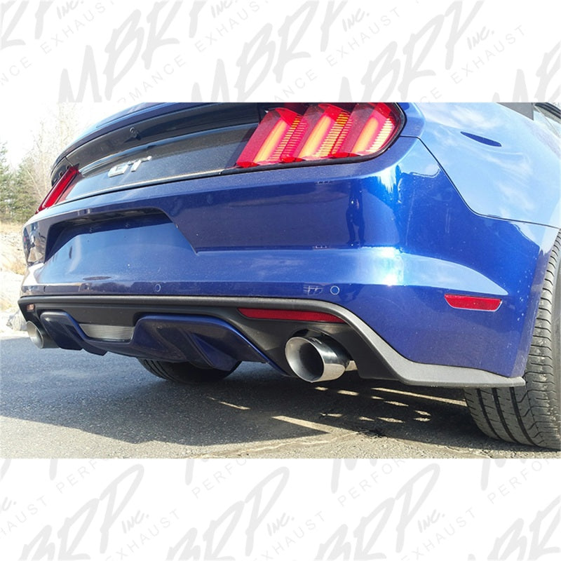 S7276304 MBRP 2015-2017 Ford Mustang GT 5.0 2-1/2in Axle Back Kit 304 - 4in OD Tips Included
