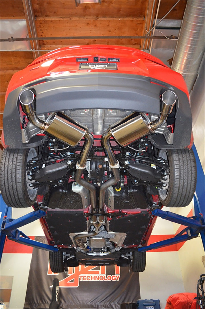 SES7300 Injen 16-20 Chevy Camaro 2.0L 4 Cyl Full 3in Cat-Back Stainless Steel Exhaust w/SS Flanges & Y Pipe