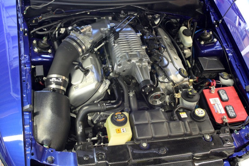 JLT 03-04 Ford Mustang SVT Cobra Black Textured Ram Air Intake Kit w/Red Filter ( RAI2-FMC-0304 )