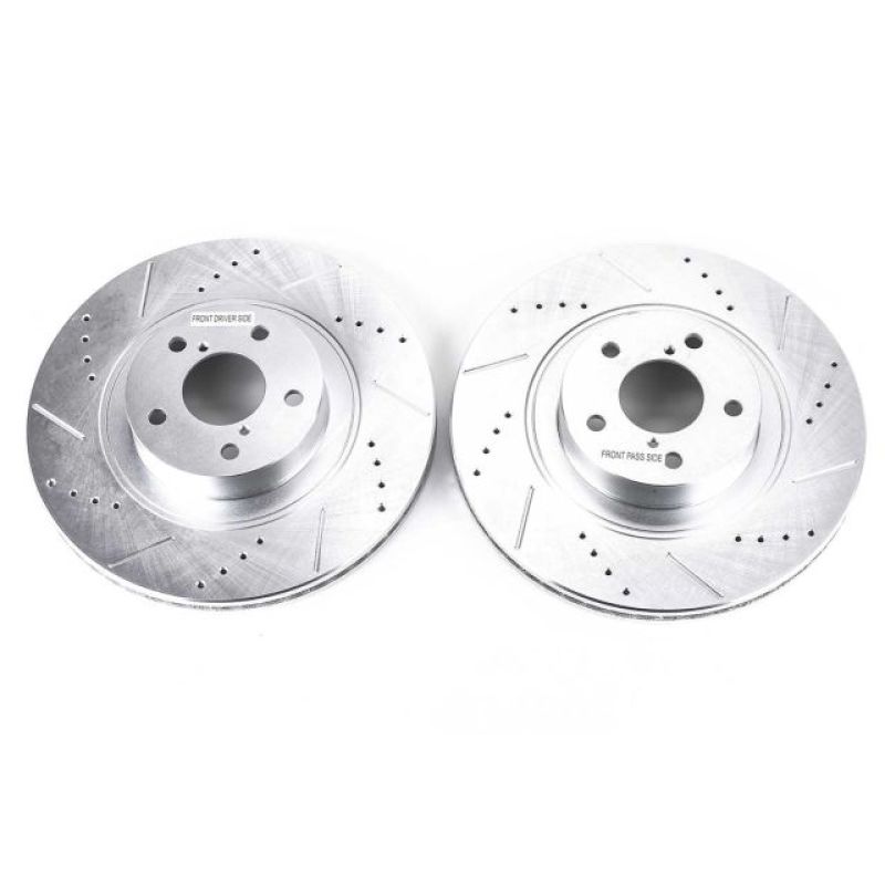 Power Stop 13-16 Scion FR-S Discos Perforados y Ranurados DELANTEROS - Par 292mm