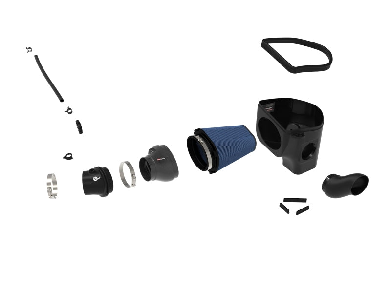 57-10001R aFe Magnum Force Stage-2 Track Series Carbon Fiber AIS w/ Pro 5R Media - 18 Dodge Challenger V8-6.2L