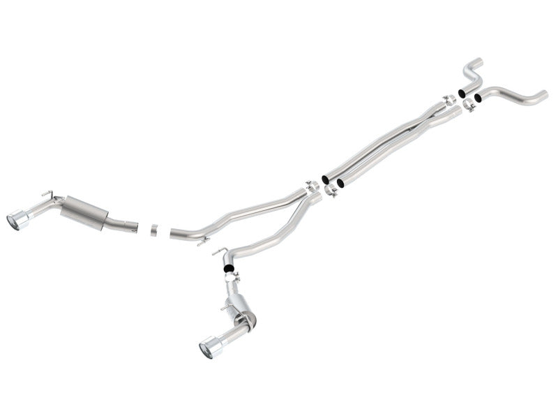 140530 Borla 14-15 Chevy Camaro SS 6.2L V8 Single Split Rear Exit S-Type Catback Exhaust