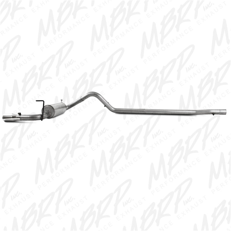 S5502AL MBRP 2007-2009 Jeep Wrangler 4dr 3.8L V6 Cat Back Single