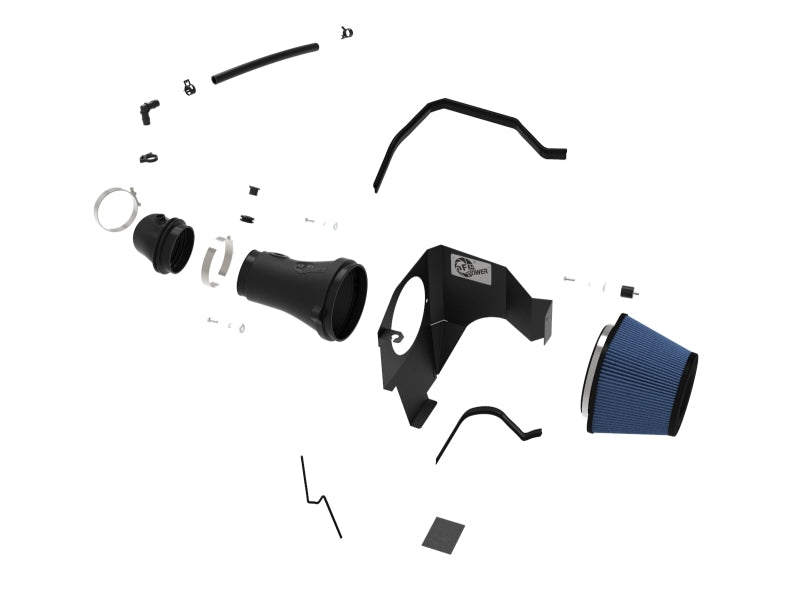 54-12852R aFe 17-18 Dodge Challenger/Charger Magnum FORCE Stage-2XP Cold Air Intake System w/Pro DRY S- Black