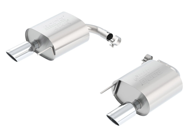 11890 Borla Atak Rear Section 15-17 Ford Mustang 2.3L EcoBoost MT/AT 2.25in pipe 4in tip