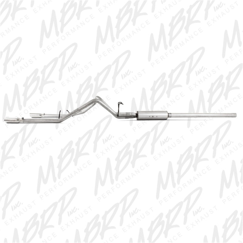 S5126AL MBRP 2006-2008 Dodge Ram Hemi 1500 5.7L SC/CC-SB Cat Back Dual Split Rear