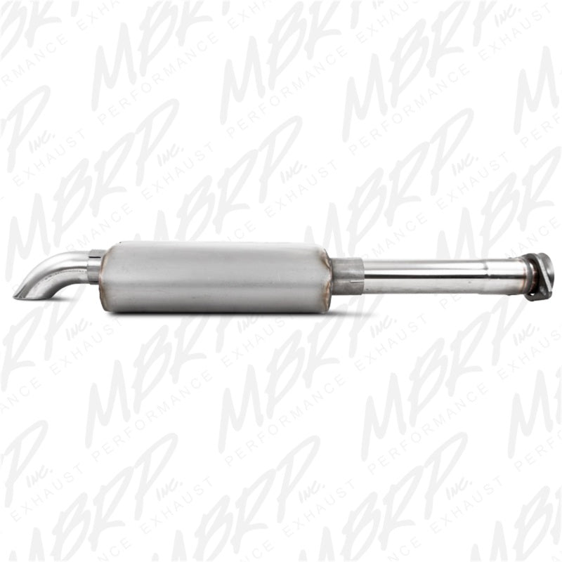 S5522409 MBRP 00-06 Jeep Wrangler (TJ) Inline-4 2.5L Inline-6 4.0L Cat Back Single Off-Road Turn Down T409 Ex