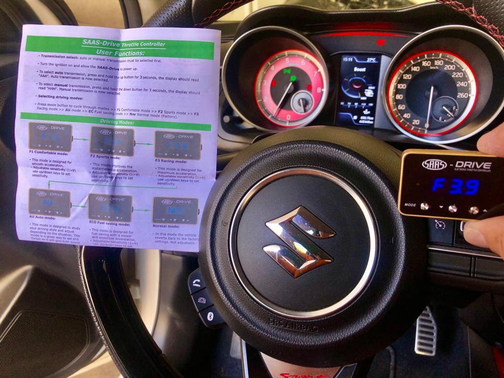 SAAS Suzuki Swift 4a Generación Zc33s 2017-2021 Throttle Controller Pedal Box
