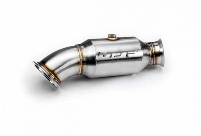 VRSF N55 Downpipe Upgrade HIGH FLOW CAT for 2012 – 2018 BMW M135i, 335i - 3.5" (Hasta 07/13)