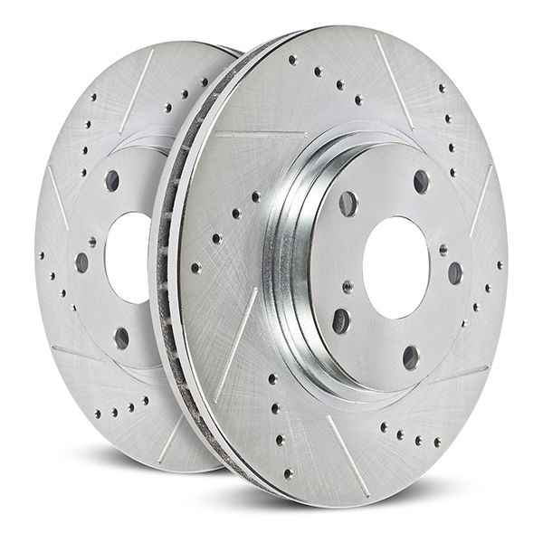 Power Stop 18-20 Kia Stinger Front Evolution Drilled & Slotted Rotors - Pair