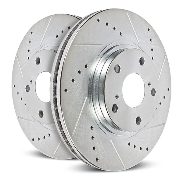 Power Stop 18-20 Kia Stinger Front Evolution Drilled & Slotted Rotors - Pair