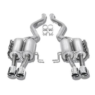 140588 Borla ATAK Cat Back 15 Ford Mustang 3.7L V6 MT/AT 2.25in Pipe 4in Single Round Rolled Tips