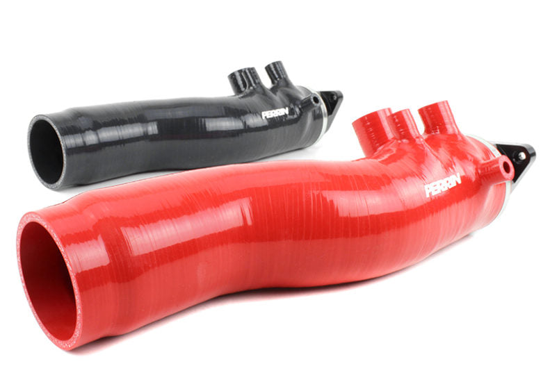 Perrin 2015+ Subaru WRX BLACK 3in Turbo Inlet Hose w/ Nozzle / PSP-INT-424BK
