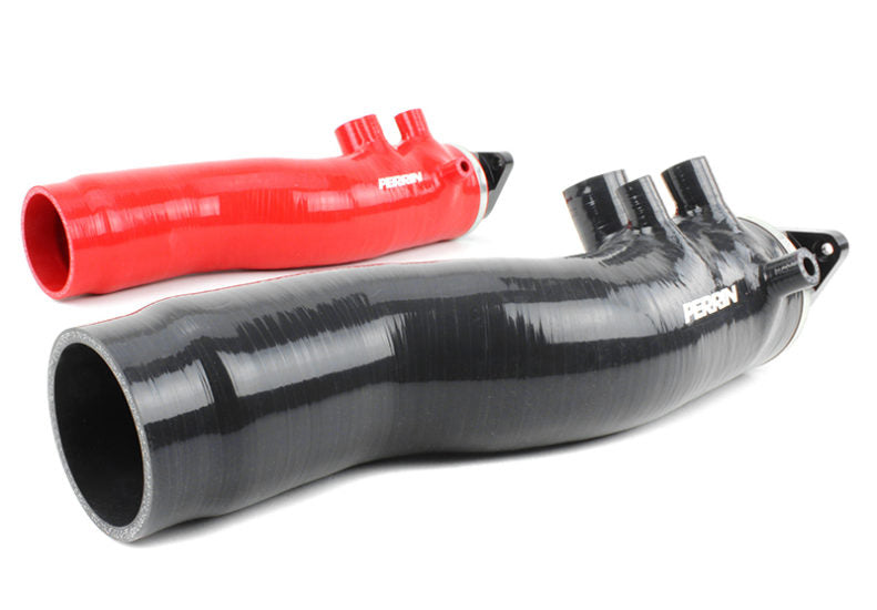 Perrin 2015+ Subaru WRX RED 3in Turbo Inlet Hose w/ Nozzle / PSP-INT-424RD