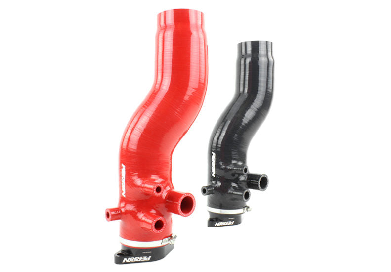 Perrin 2015+ Subaru WRX RED 3in Turbo Inlet Hose w/ Nozzle / PSP-INT-424RD