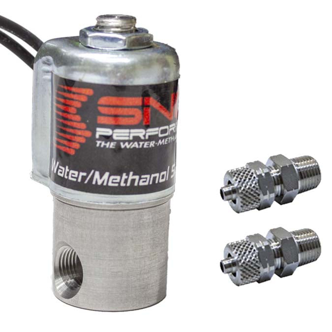 SNO-40060 Snow Performance High Flow Water-Methanol Solenoid Upgrade Quick-Connect Fittings