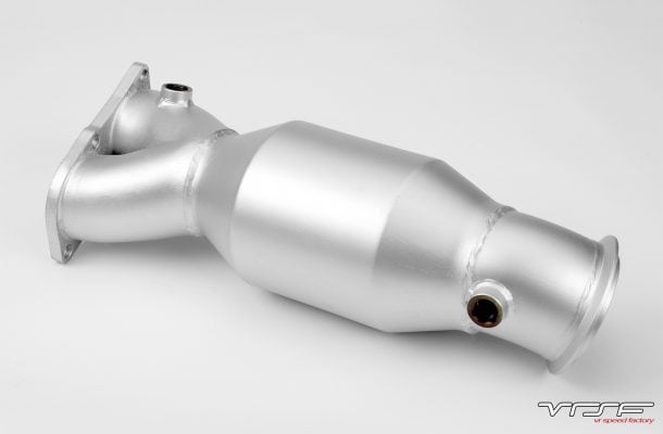 VRSF 10902016 3.5″ Ceramic Coated Downpipe N55 10-13 BMW 135i/335i/X1 HIGH FLOW CAT